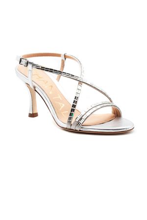 Sandalo in pelle argento metallizzato CHANTAL 1962 | 3137ARGENTO